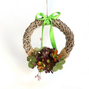 Living Succulent Wreath