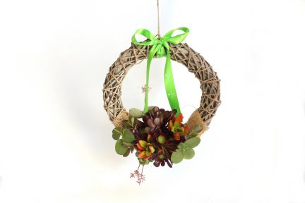 Living Succulent Wreath