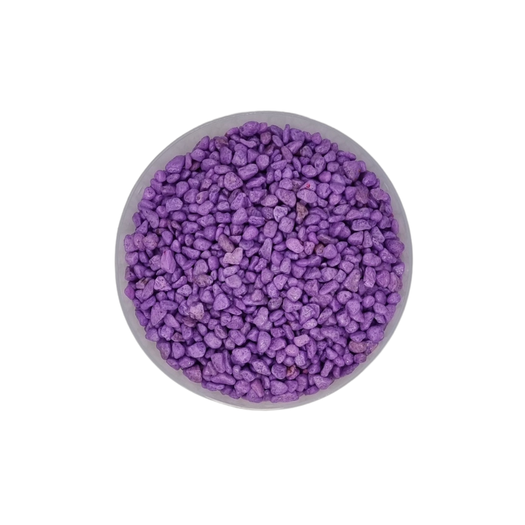 purple loose gravel